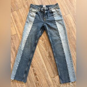 BDG Urban Outfitters "Jessye" Two-Tone Paneled Jeans